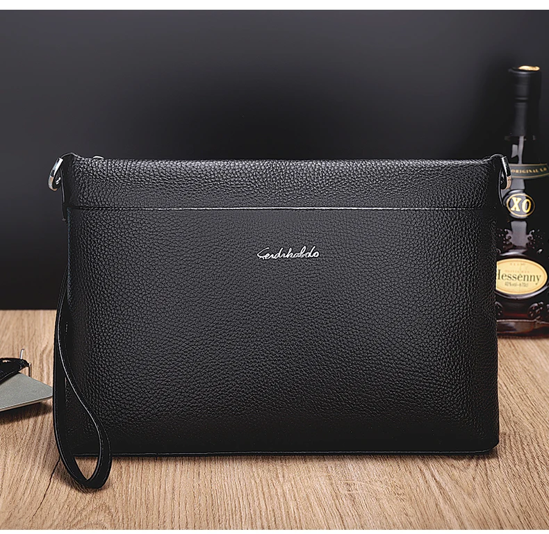 Мужская сумка-клатч из воловьей кожи