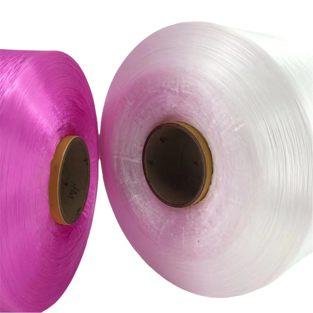 New Material White 100d- 3000d PU-Strong Encryption Net Polypropylene Yarn (PP yarn) Used for Ribbon, Rope