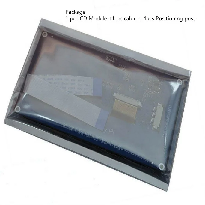 7inch display for raspberry pi with mipi dsi interface and touch