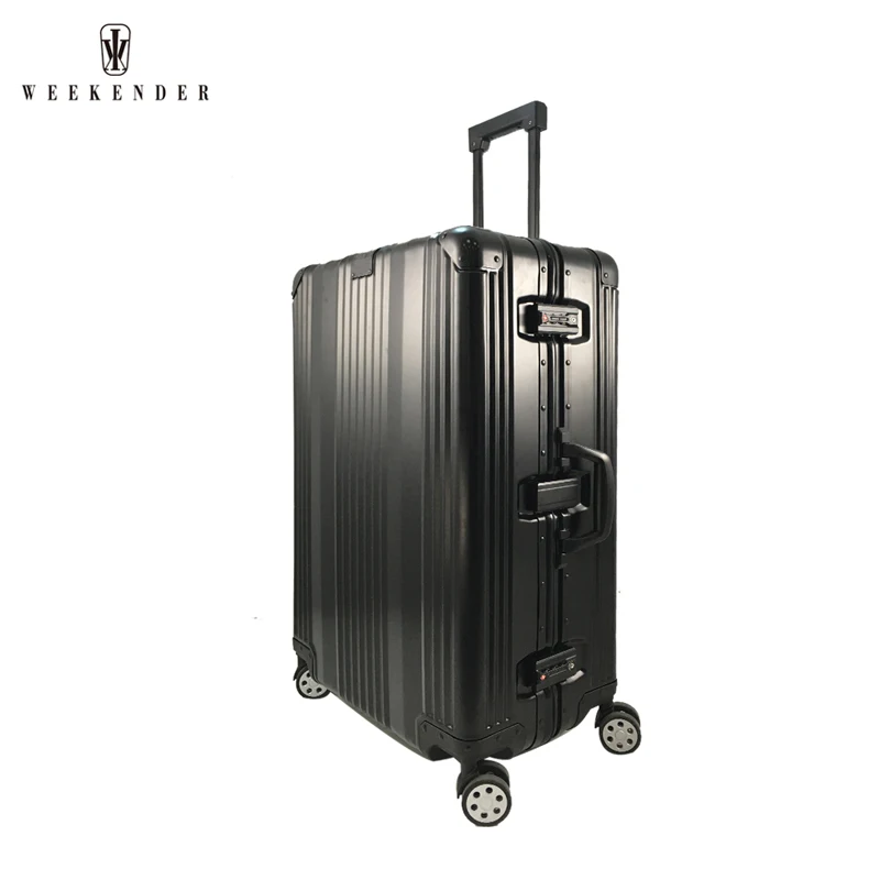Full Portable Aluminum Metal Suitcase Luggage