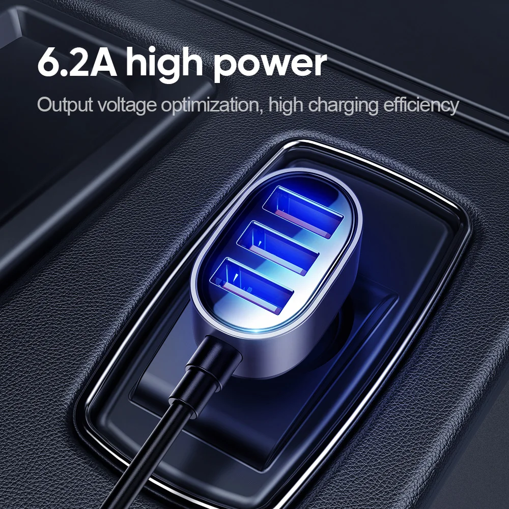  Высококачественное Автомобильное зарядное устройство Joyroom 5 в 1 с USB 30 Вт автомобильное несколькими портами портативное для мобильных телефонов/ноутбуков быстрая