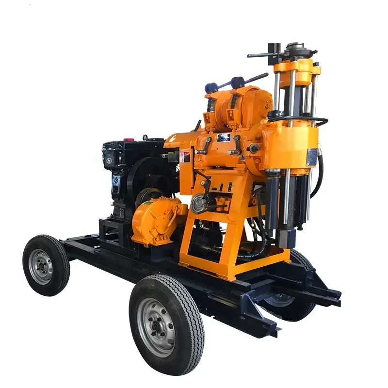 Truck Mounted 200m Deep Water Well Drilling Rig Diesel Engine Borehole Drilling Rig