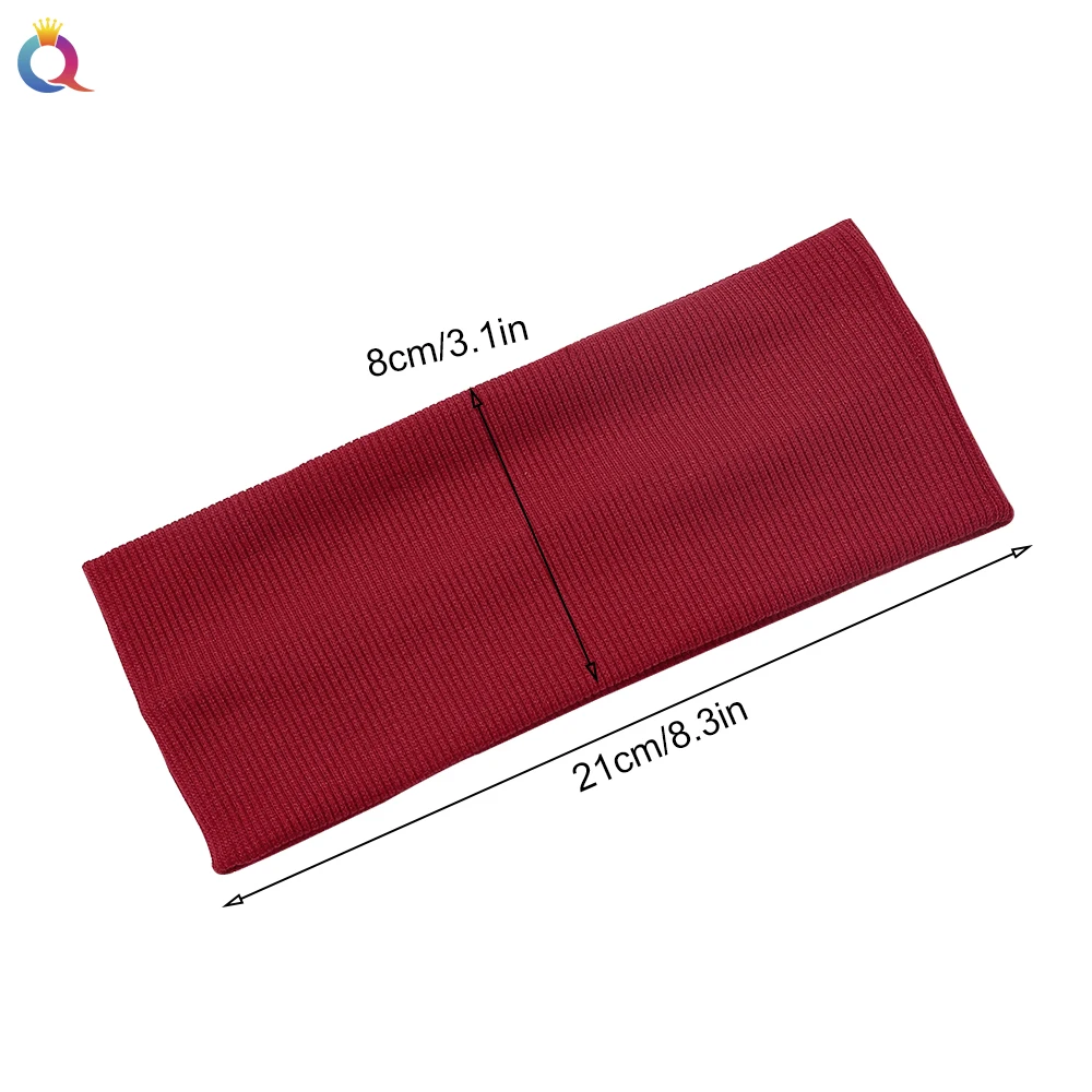 elastic sweat band headband sport jogging pilates exercise headwrap hairband