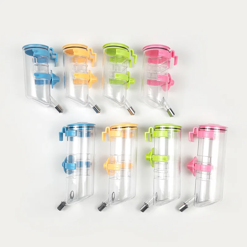 350ml capacity hammer needle kettle carrot drinker Hanging plastic water dispensers for dogs and small animals