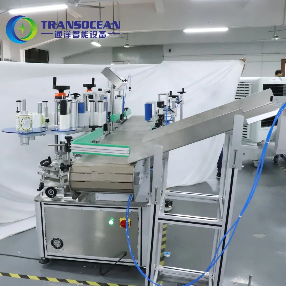 
shanghai 5 gallon bottle bucket drum one side labeling machine 