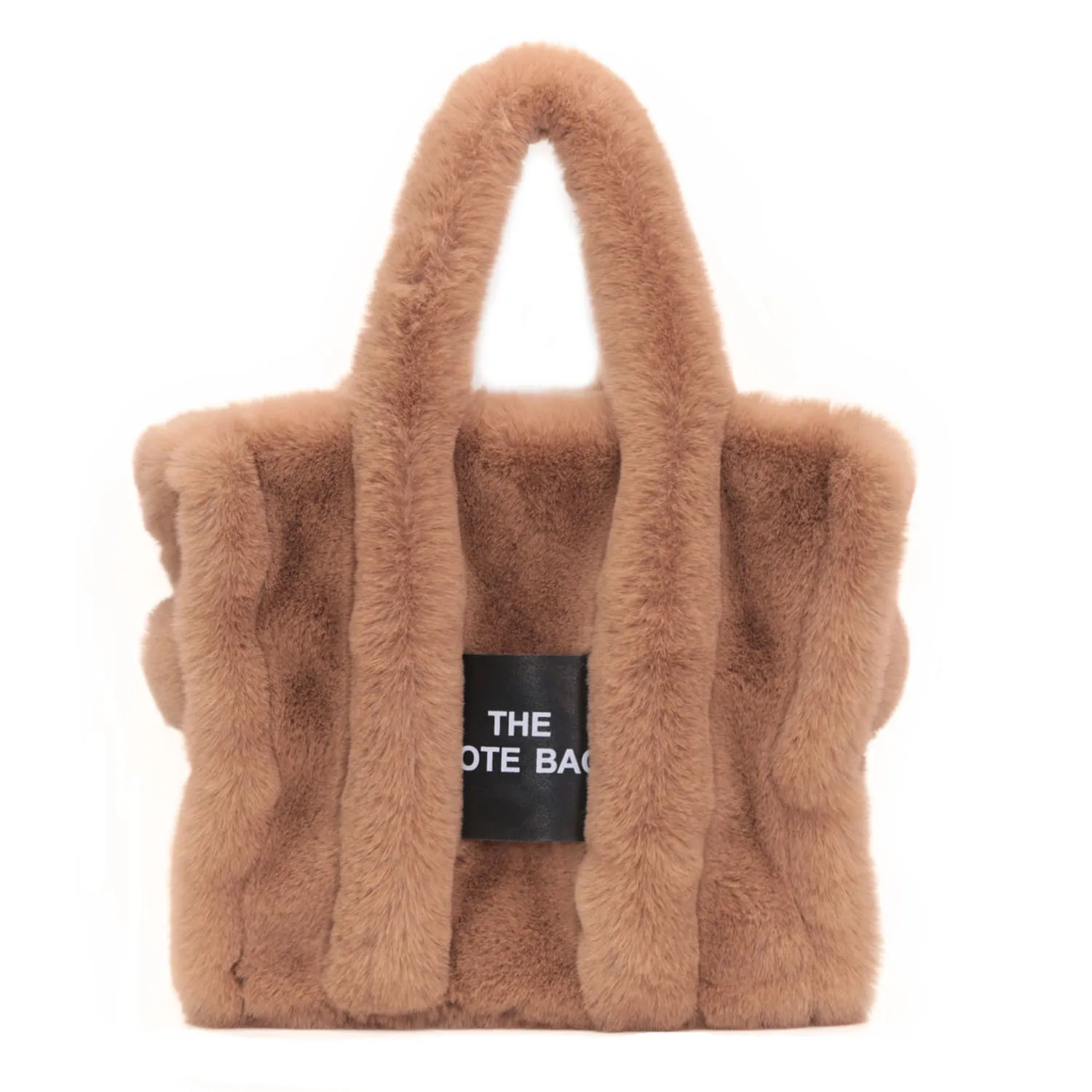 Autumn And Winter Fashion Large Faux Fur Women's Tote Bag Fluffy Soft Plush Lady Hand Bags