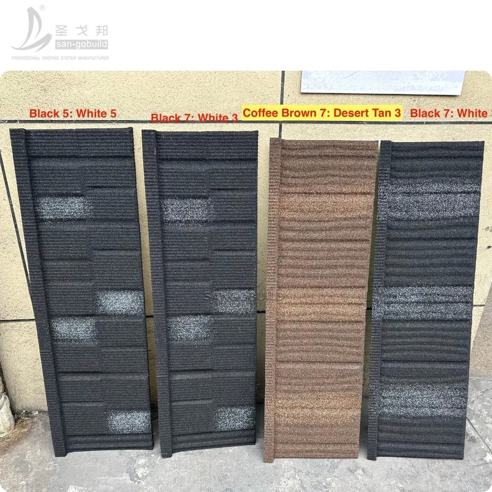 Blue Roof Tiles Aluminium Zinc Stone Coated Roofing Sheet Stone Coated Metal Roofing Sheet