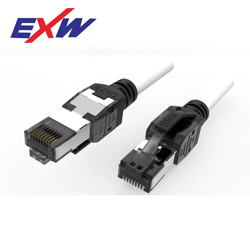  EXW высококачественный патч-корд Cat8 26AWG с сертификатом