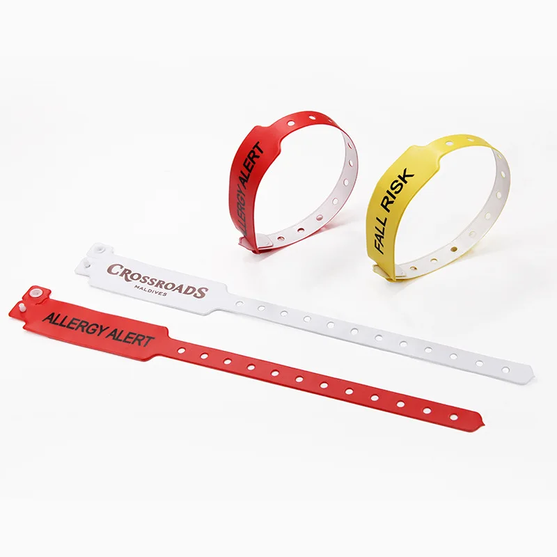 one time use events festival party blank bracelet custom wristband with logo