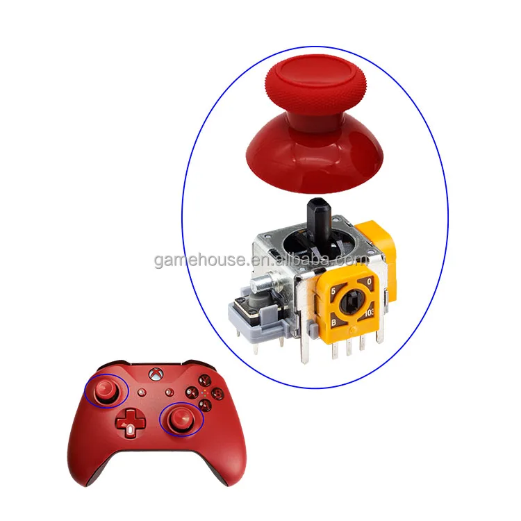 Для Xbox 360 контроллер аналоговый джойстик палочки для XBOX360 Запасная часть