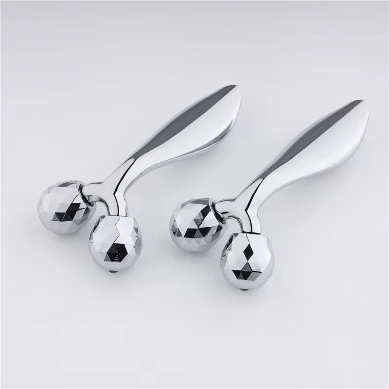 360 Degree Rotation Noiseless Eyes Facial Massage Roller Anti Wrinkle Chin Cheek Slim Lift Up V Face 3D Facial Massager