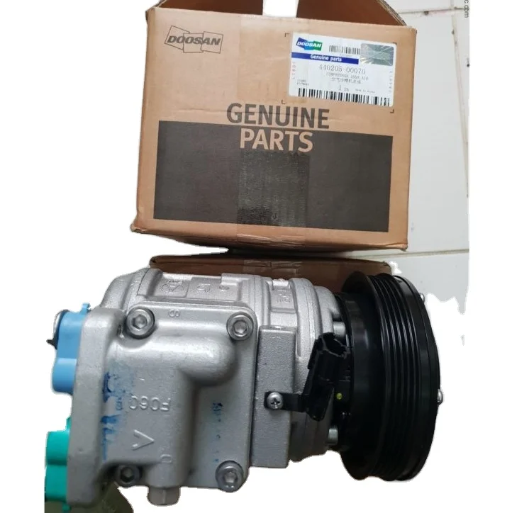 2208-6013B A/C compressor 440205-00070 for Doosan excavator