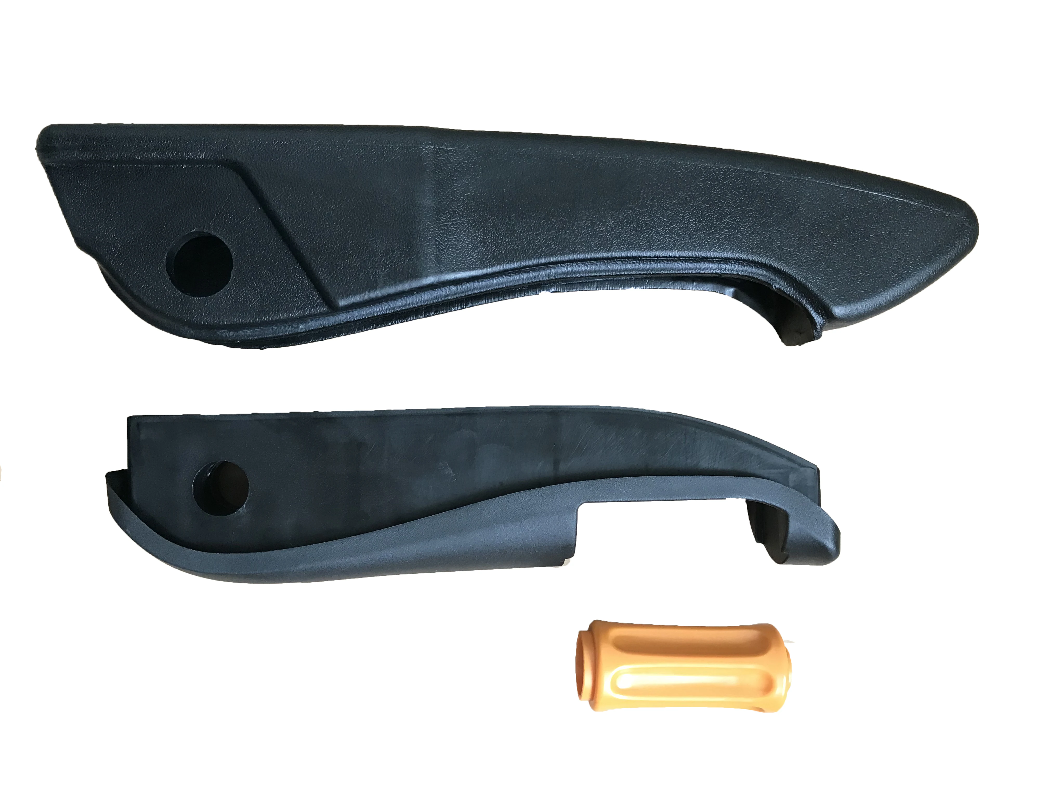Black Polyurethane truck seat armrest,adjustable left right car-styling armrest