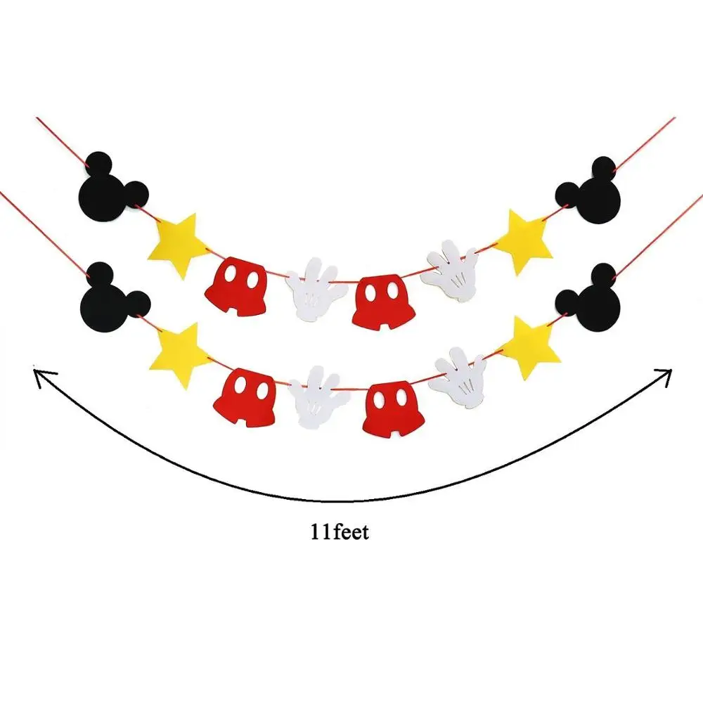 Hot Selling High Quality Fabric  Felt Garland Birthday Party Banner Decoration