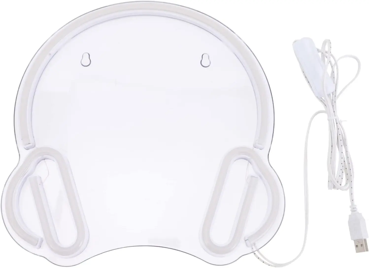 Neon Sign Lights Headphone Led Sign Retro Decoration for Game Room Decoration USB Powered LED Neon Light for Bar Party