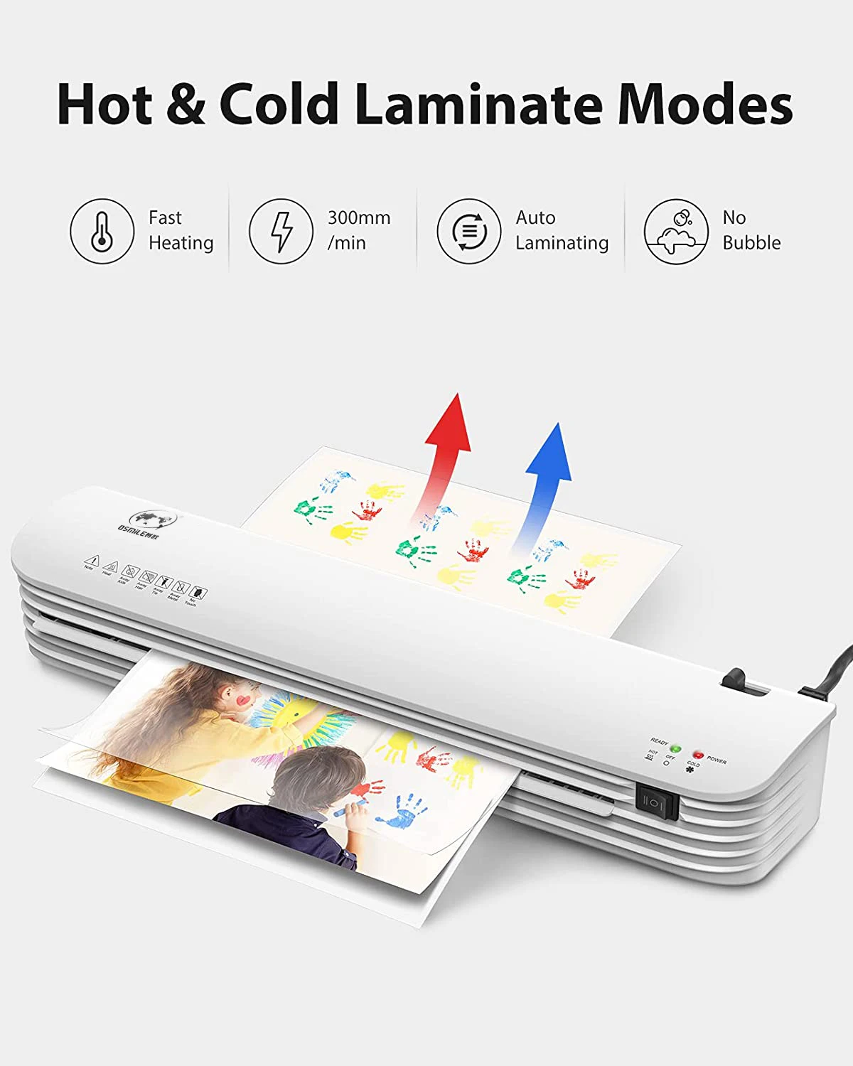 Manufactory direct hot plastic lamination pouches HOT& COLD SEALING A3 A4 A5 A6 making machine pouch laminator