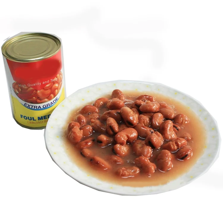 Arabic Market 397g Canned Broad Beans Canned Foul Medames, Canned Fava Beans