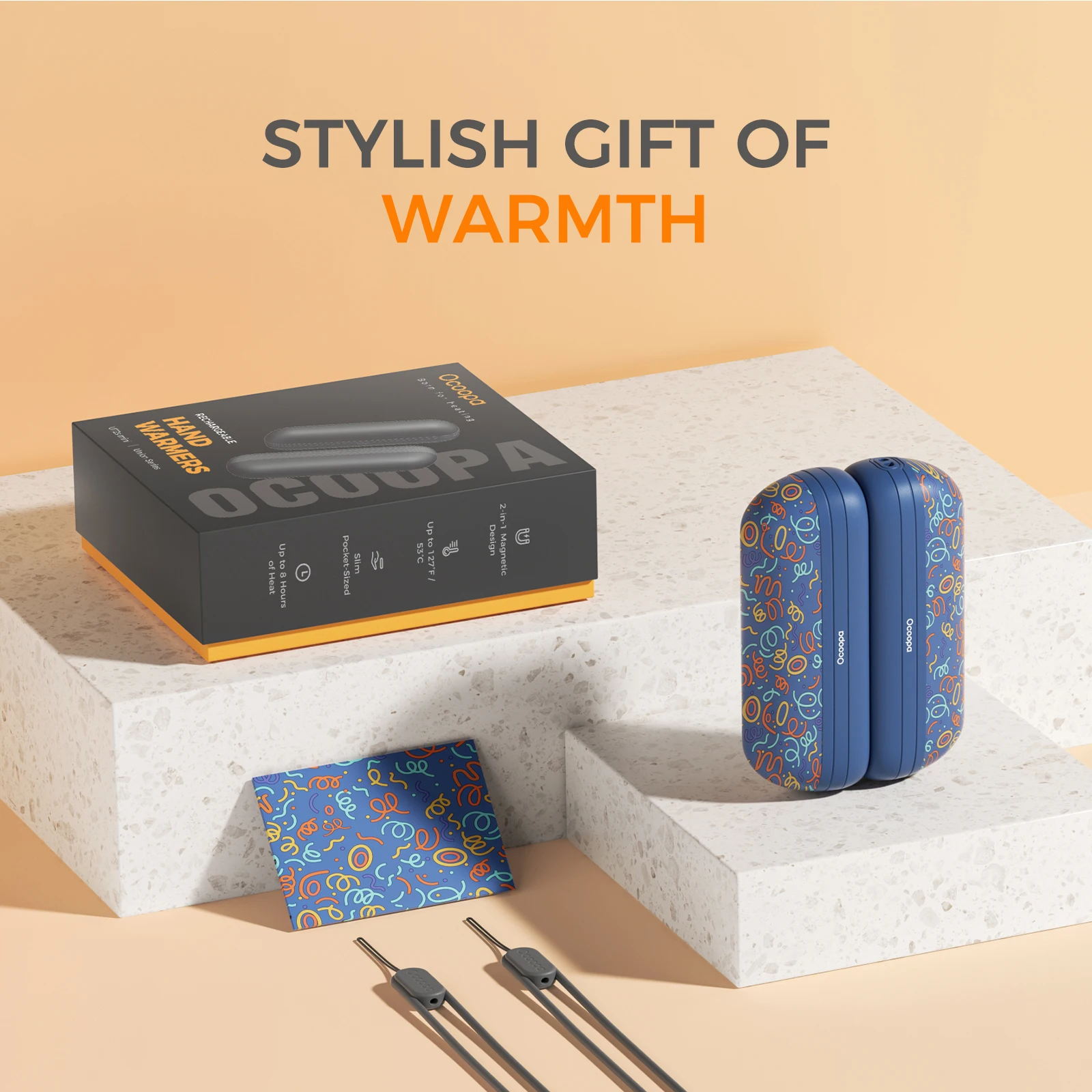 dual golf handy warmer 5000mah heated battery operated hand warmer office