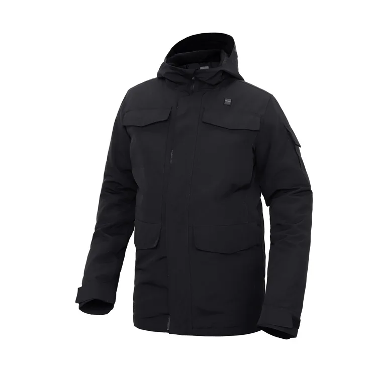 Midian plus size coats custom heated jacket men black jackets sport jackets mens black hooded camping & hiking wear