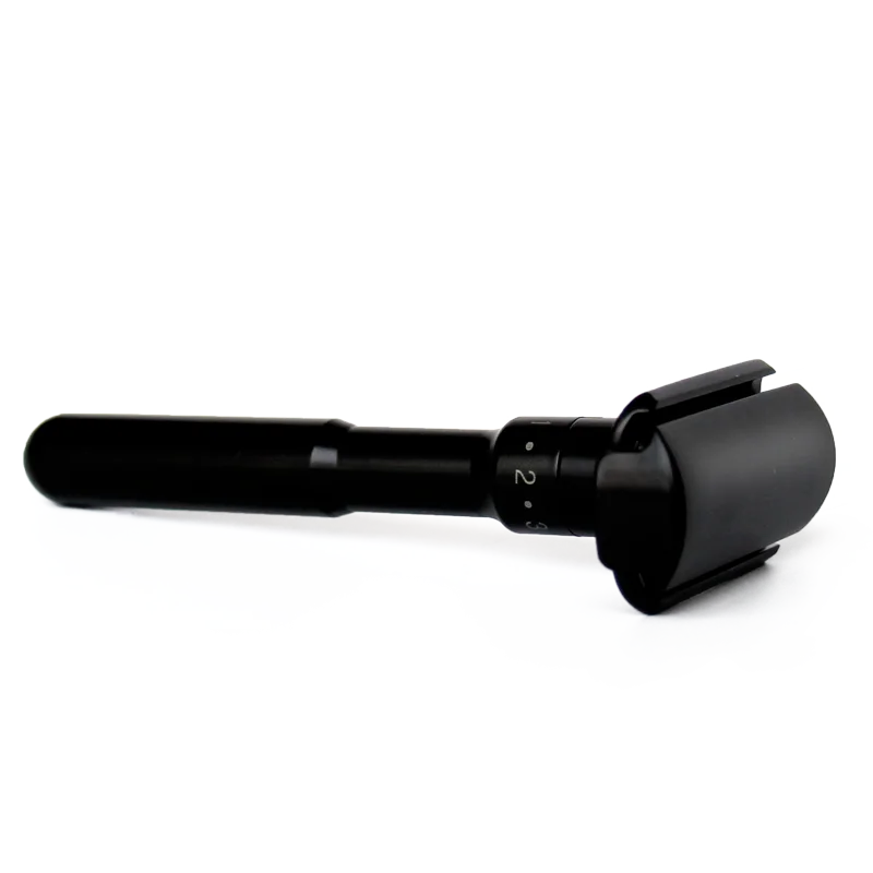 Adjustable Safety Razor with Black Finish and Magnetic Grip for An Effective Shave