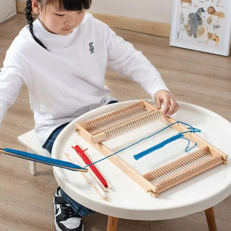 Creative Adult Loom for Kids Girls Handmade DIY Materials  Knitting Loom Craft Wool Knitting Machine