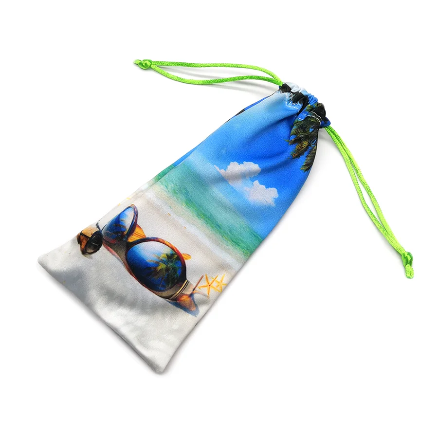 Чехол для очков из микрофибры с принтом логотипа на заказ