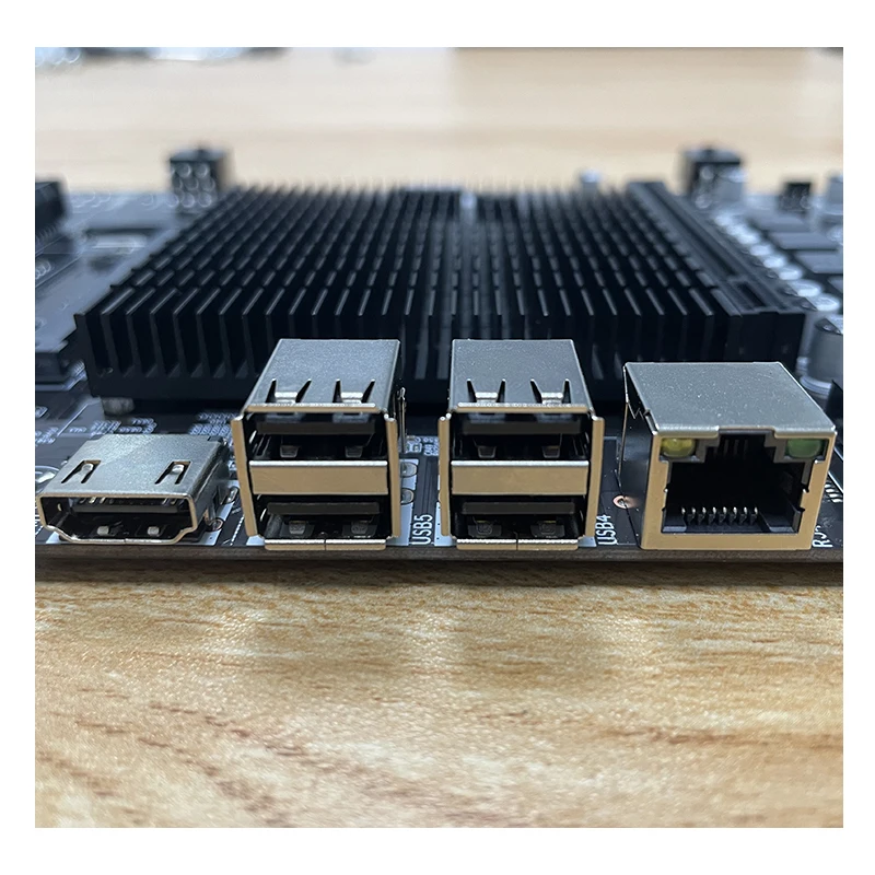 847 Motherboard 8GPU Mainboard Components Integrated CPU 68mm 4gb Memory Motherboard For Rx580 1660 3080 3090