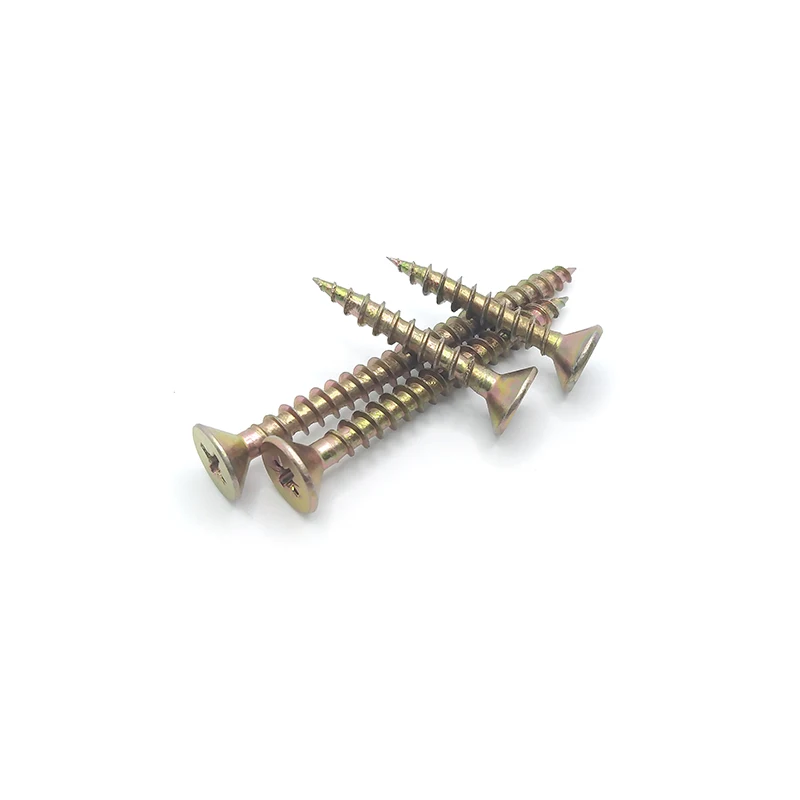 Factory Directly Supplied Fiberboard Screws Galvanized High-strength Cross Countersunk Head Self Tapping Screws Cabinet Screws