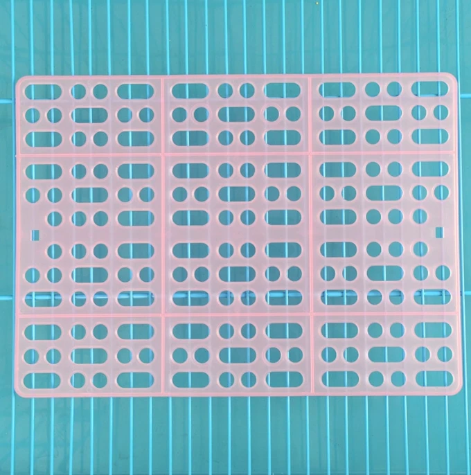 Plastic Mesh Rabbit Foot Pads Dutch Pig Chinchillas Guinea Pig Rabbit Foot Pads Pet Cage Pedals