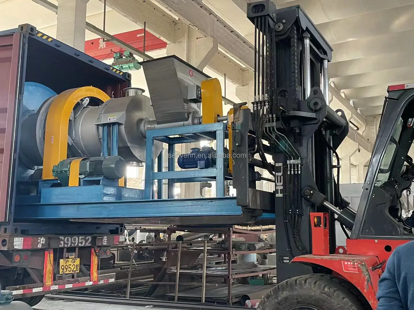 Electric heating drying equipment rotary drum dryer Drum Automatic Electric Heating Dryer Calcination