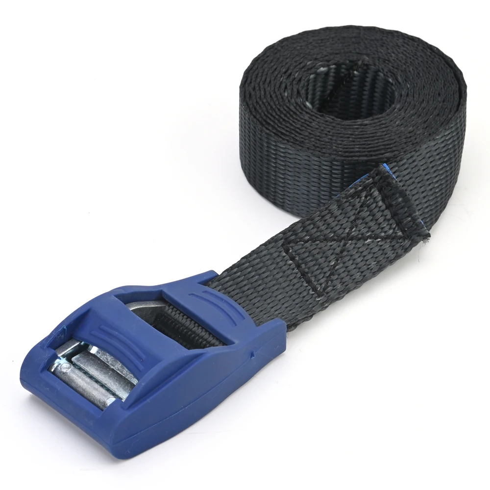 1 Inch High Quality  Cargo Lashing Cam Buckle Strap ATV Tie Downs Motorcycle Tie Down Straps With Hook