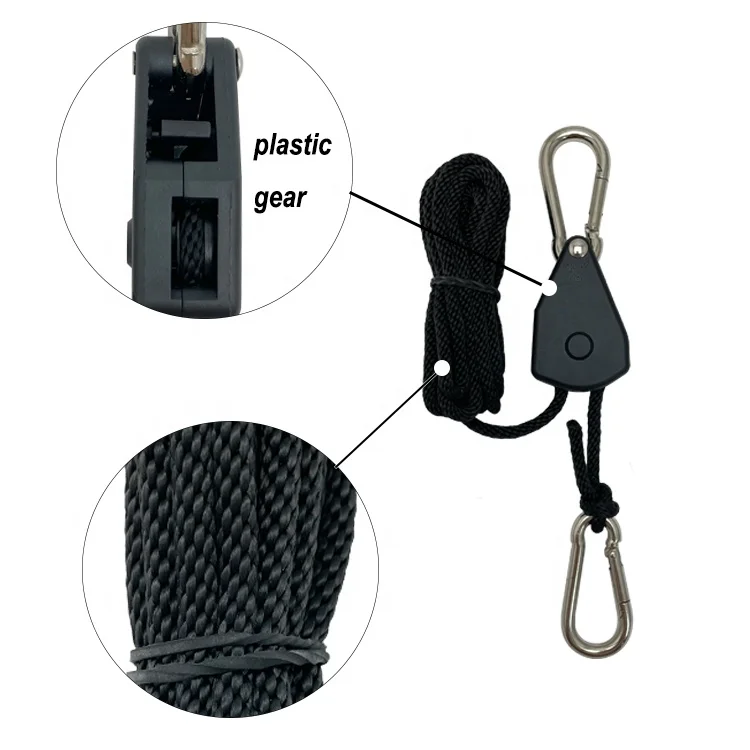 Rope Ratchet Grow Light Hanger for 150lbs