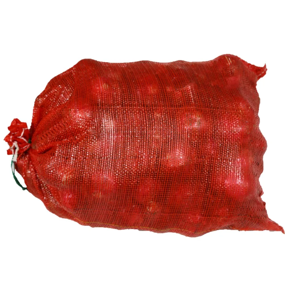 Высококачественный полиэтиленовый сетчатый мешок для фруктов и овощей 20 кг 50 фунтов