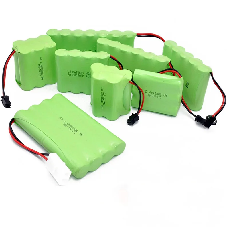 NI-MH battery 9V 200mAh Rechargeable Battery Pack 300-4500mah AA AAA SC C Batteries for Household Devices Solar Electronic Toys
