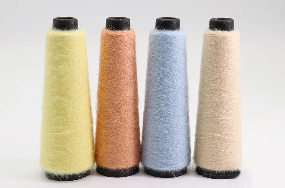 Best Sellers mohair yarn wool with mohair silk yarn weaving and bobbin yarn for mohair knitting