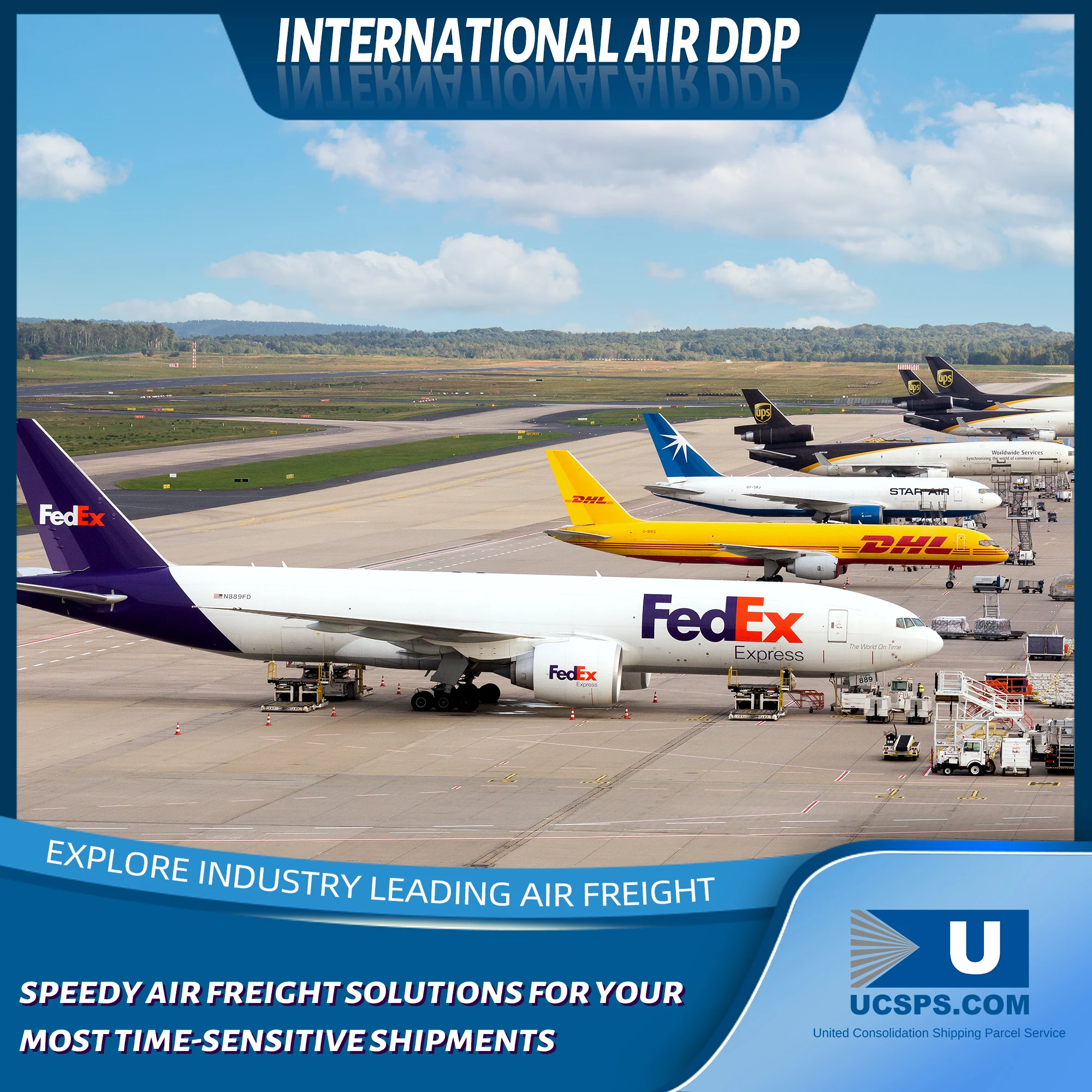 International Shipping Agents from YiWu China to Spain by Air Freight Forwarder Door to Door Service by Fedex Dhl Ups