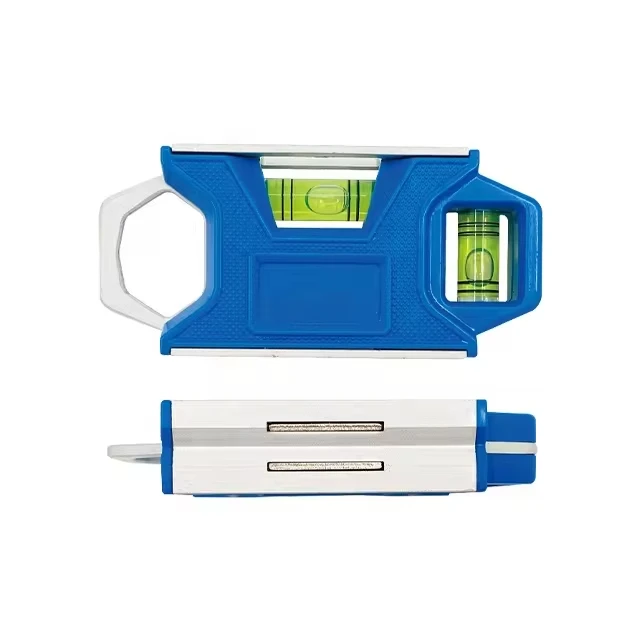 [Handy-Age]-Portable Level Mini Pocket Level Mini Spirit Level With 0 & 90 Measuring Bubbles Angle