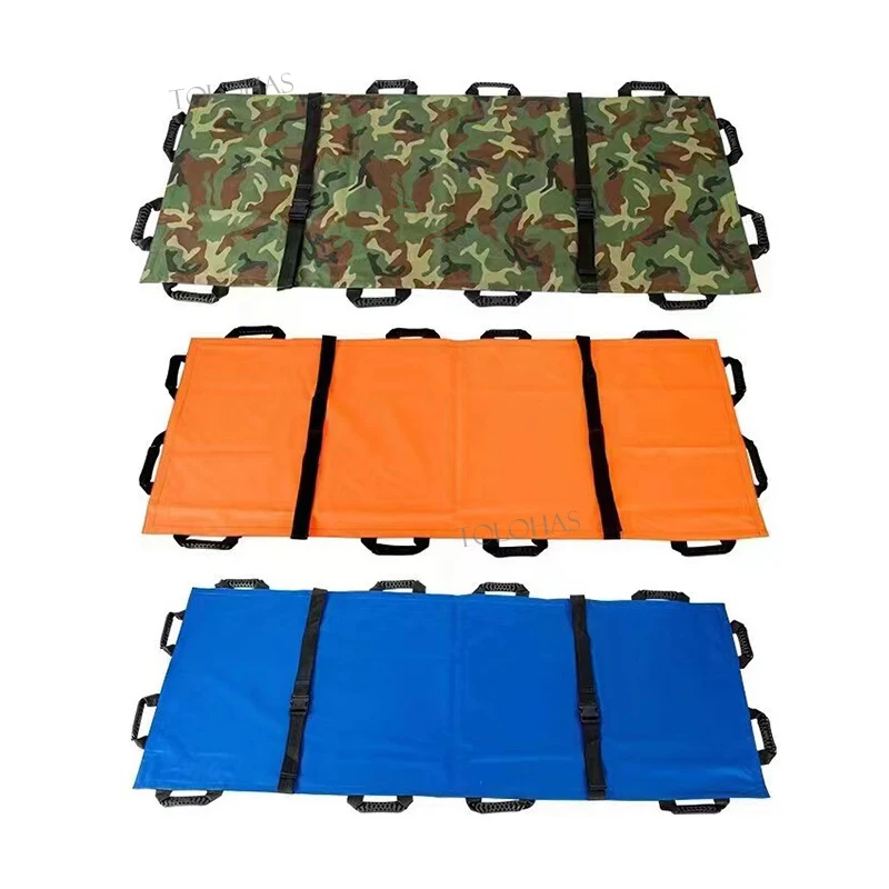 LHKE4 Foldable Lightweight Soft Stretcher Emergency Slide Patient Transfer Sheet With Carry Bag