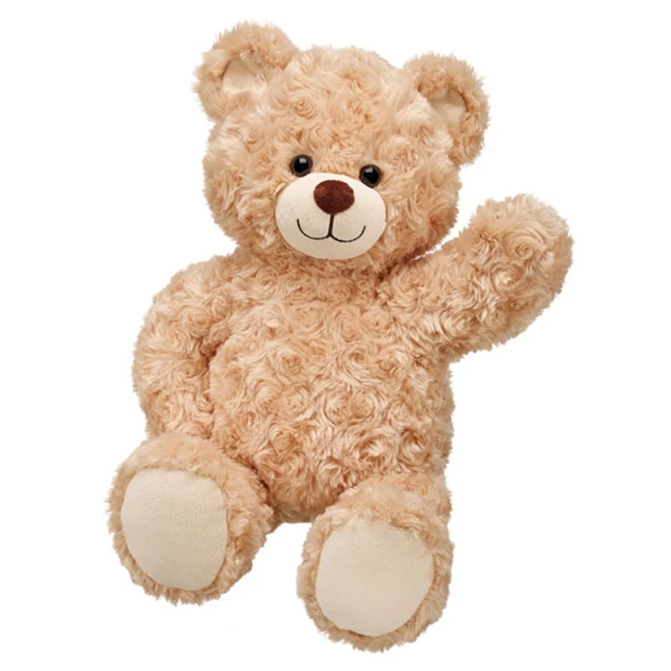 High Quality Plush Stuffed Teddy Bear with Ribbon Scarf