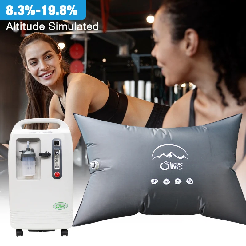 IHHT Hyperoxia Machine 1200m to 7000m High Altitude Simulated Ipoxico Hypoxicator Hypoxia Generator with 100l Reservoir Bag