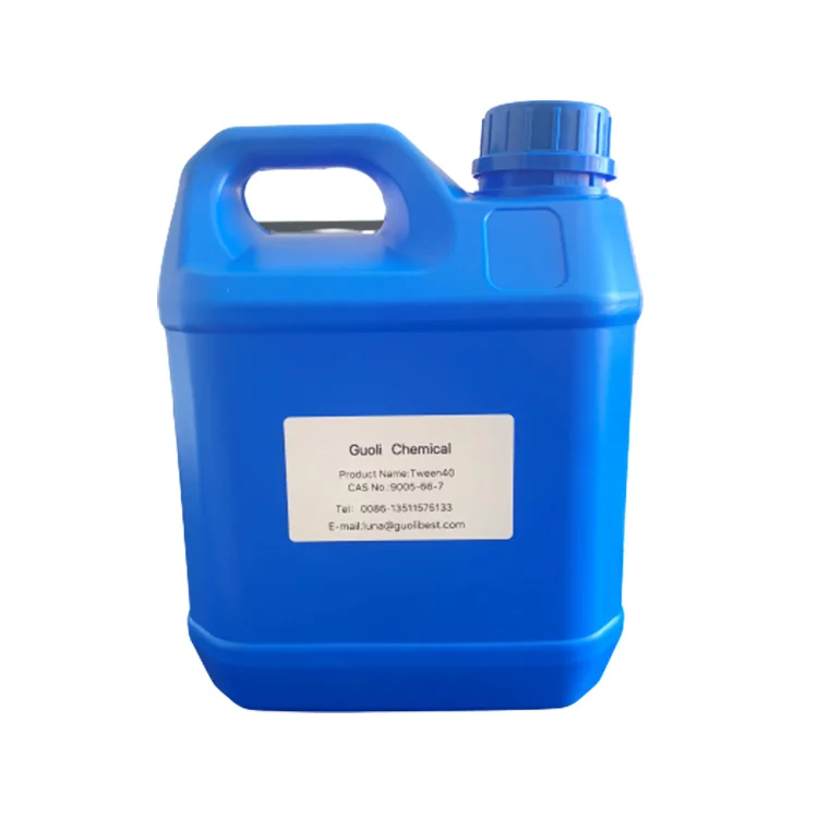 
Professional manufacture Non-ionic Surfactant Food Grade Tween 40 Cas No.:9005-66-7 