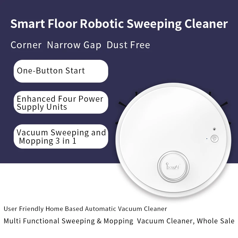 Ultra-thin Smart Sweeper Quick Sweep Robot Vacuum Cleaner Super Quiet Mini Cleaning Robot for Pet Hairhard Floorlow Pile Carpets