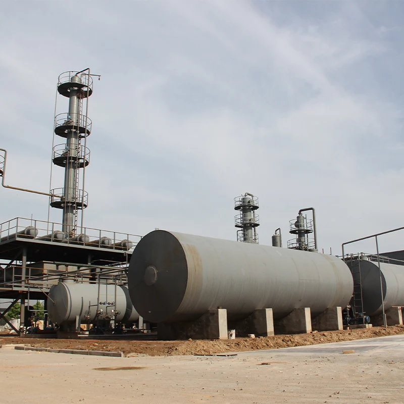 pyrolysis plant waste oil to diesel base oil distillation plant