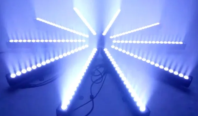 Winlite IP20 14x6 в 1 rgbwa + uv 18 Вт пиксельный светодиодный настенный светильник