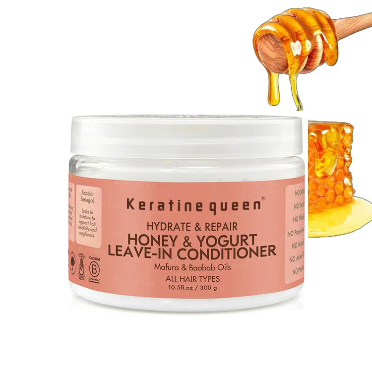 Китайский фирменный питательный кератин, предотвращающий поломку, маска для волос с медом и йогуртом