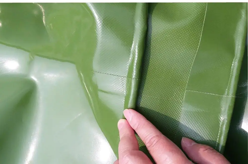 Брезент с покрытием из ПВХ 300 гсм-1400 г/см