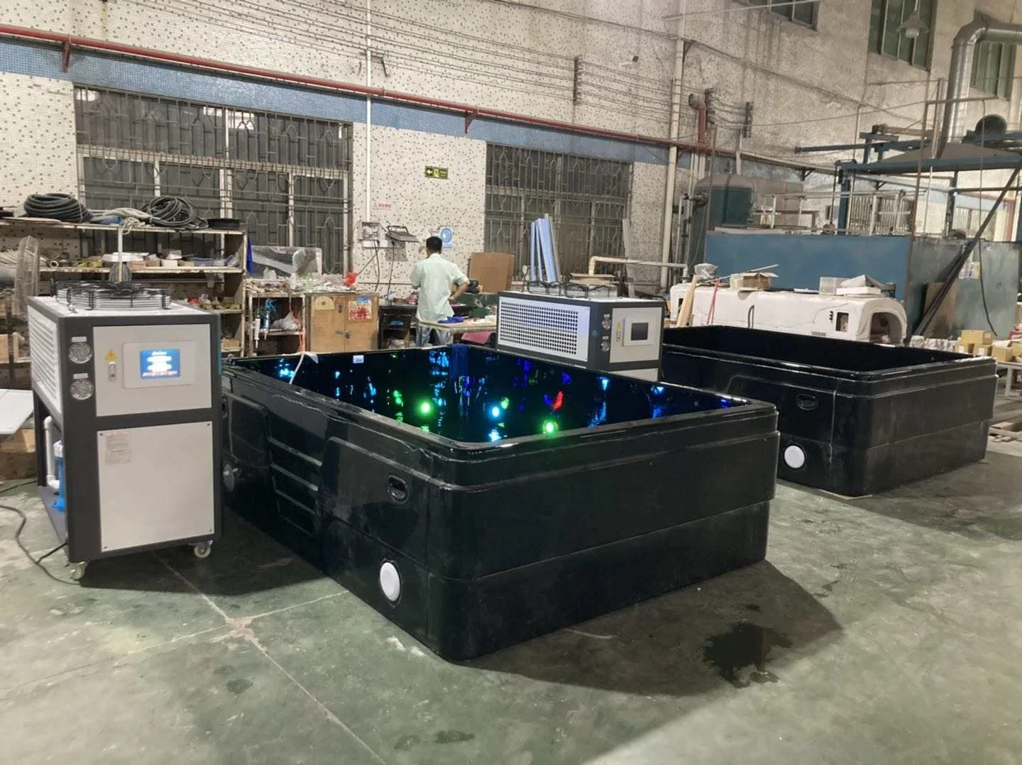 3D new big Fitness  Recovery pod - ice bath acrylic body detox sleep swimming cold plunge tub Cold Water cold plunge tub chiller