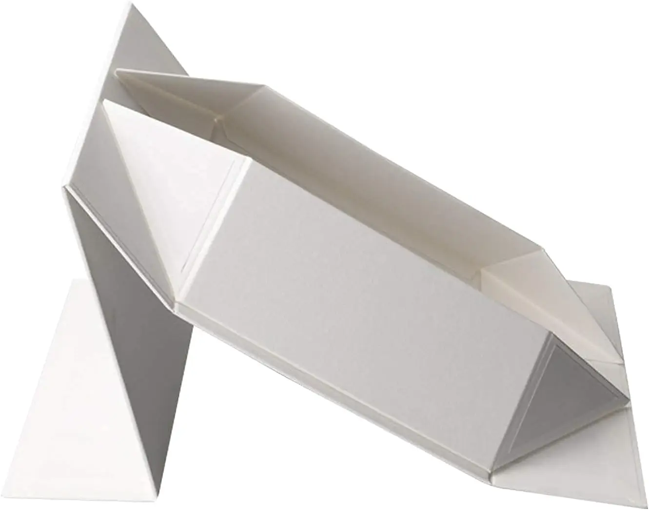 Rigid Collapsible Flap Lid Packaging Cardboard Bespoke Magnet Folding Shipping Box Custom Magnetic Closure Gift Box Packaging