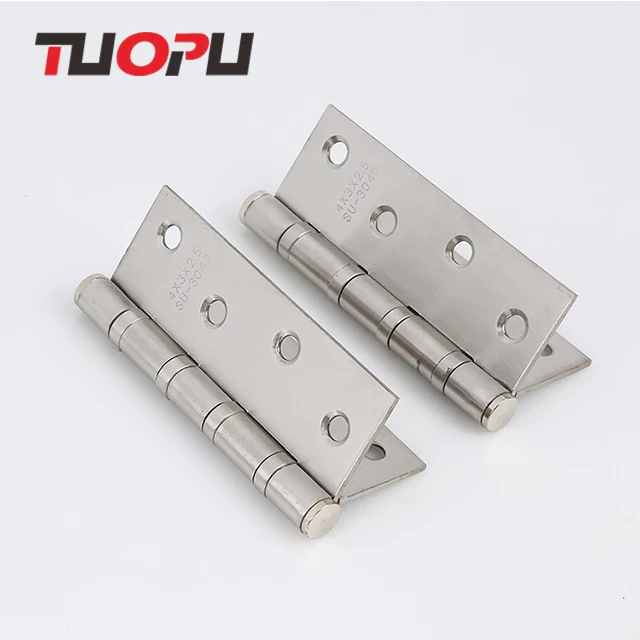4'x4'x3 door Security hinges wooden door flat butt hinge two ball bearing door hinges
