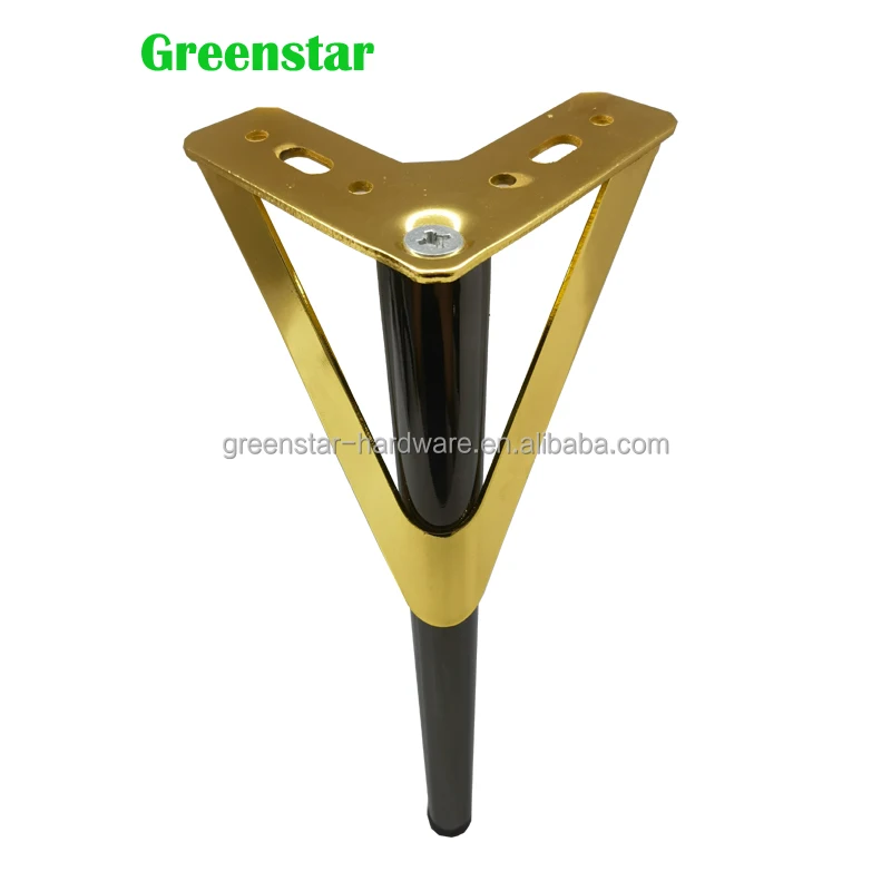 Greenstar Современная дизайнерская мебель металлические ножки для дивана розовое золото Y-Style современная базовая деталь железа 60 шт./коробка